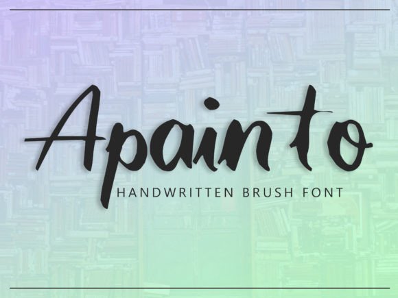Apainto Typeface: A Dynamic Script for Bold Branding