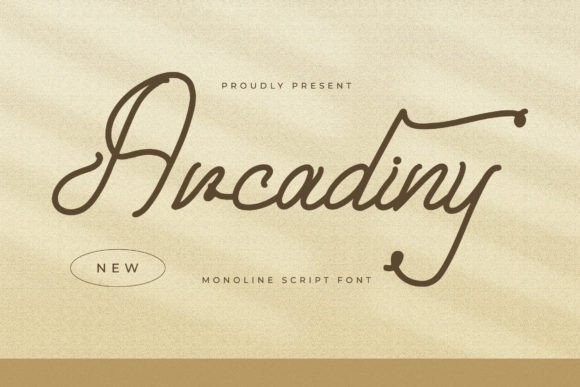 Arcadiny: The Handwritten Typeface for Romantic Web Design