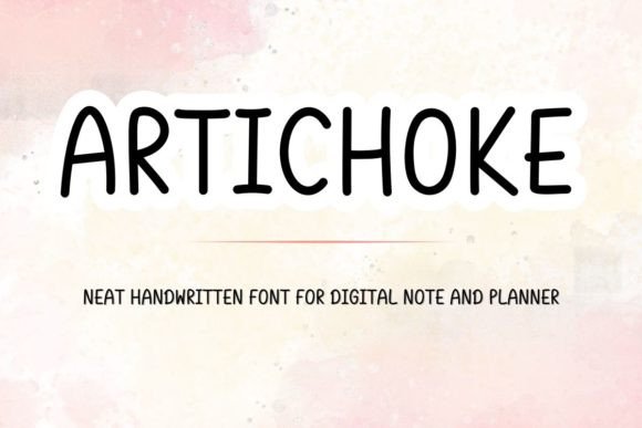 Artichoke: A Neat Handwriting Font for Crafters and Makers