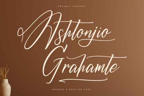 Ashtonjio Grahamte: A Premium Script Font for Modern Brand Identity