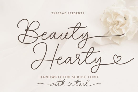 Beauty Hearty: The Script Font That Elevates Small Business Branding