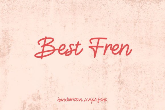 Best Fren: A Playful Script Font for Polished Brand Identity