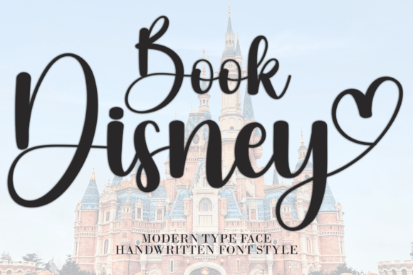 Book Disney Typeface: A Handwritten Font for Digital Branding