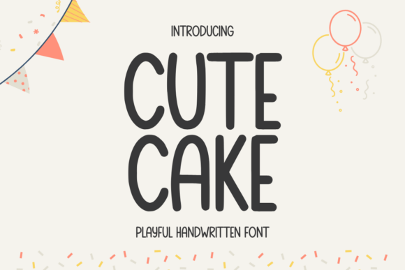 Cute Cake: A Whimsical Handwritten Font for Modern Web Design