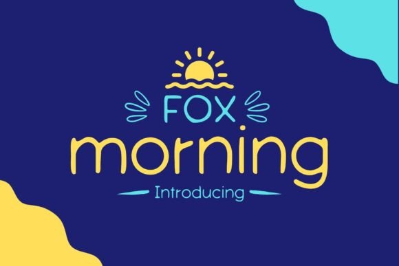 Fox Morning Typeface: A Playful Handwritten Font for Creative Brands