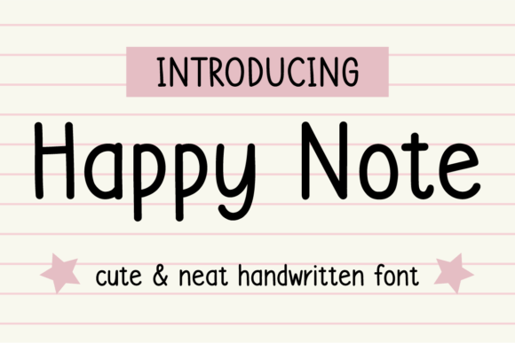 Happy Note Typeface: Boosting Campaign Clarity with Handwritten Charm