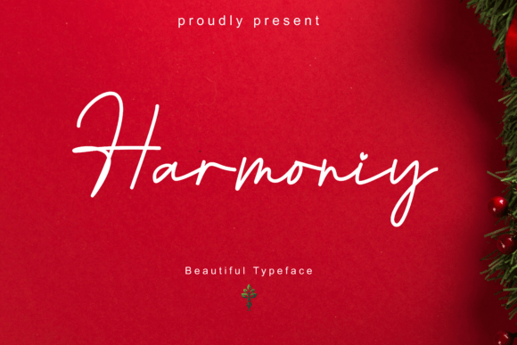 Harmoniy Typeface: Elevating Brand Identity with Polished Script Design