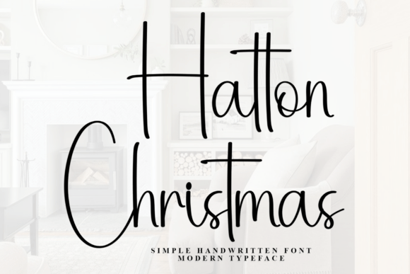 Hatton Christmas: The Handwritten Font for Festive Branding