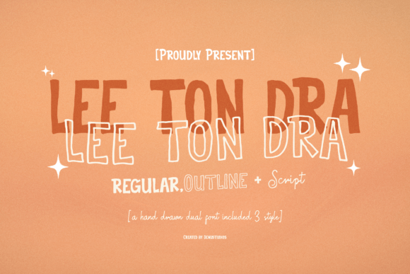 Lee Ton Dra Typeface Review: A Creative Script for Campaign Design