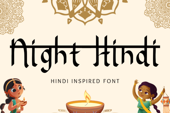 Night Hindi: A Premium Typeface for Elegant Brand Identity