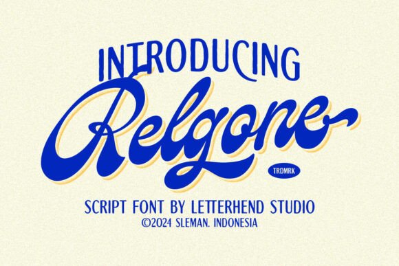 Relgone Typeface: Elevating Brand Identity with Elegant Script Design