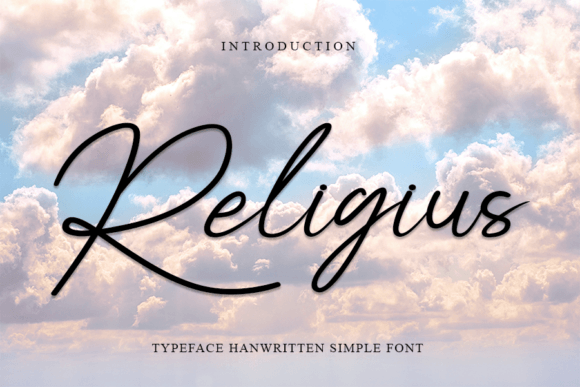 Religius: Elevating Editorial Design with Elegant Script Typography