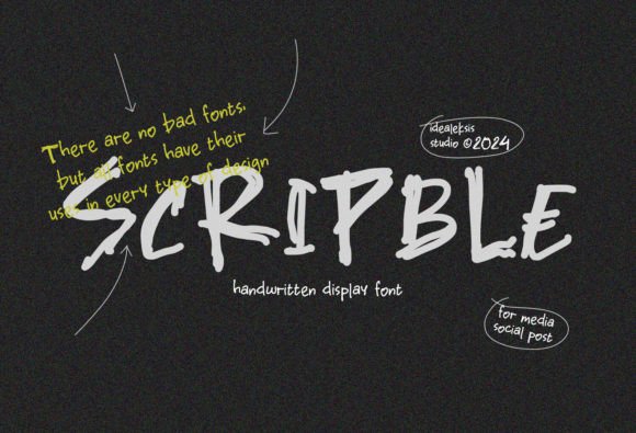 Scripble Font Review: Authentic Handwritten Charisma for Brand Identity