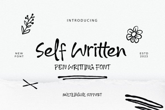 Self Written: A Handwritten Typeface for Editorial Design