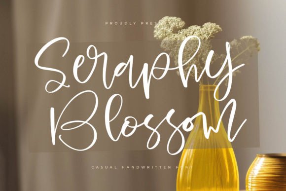 Seraphy Blossom: The Luxury Script Font for Scroll-Stopping Brand Visuals