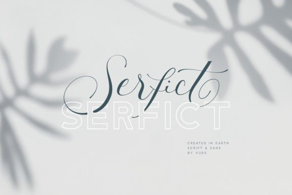 Serfict: The Modern Script and Sans Serif Duo for Crafters