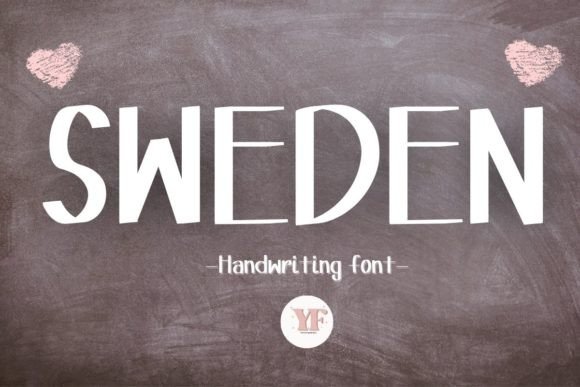 Sweden Typeface: A Modern Script for Handmade Brands