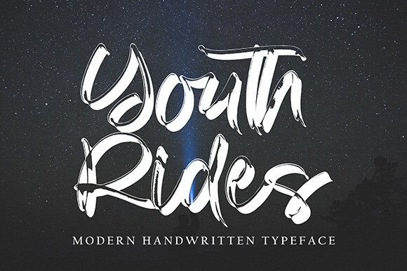 Youth Rides: The Modern Script Font for Bold Small Business Branding